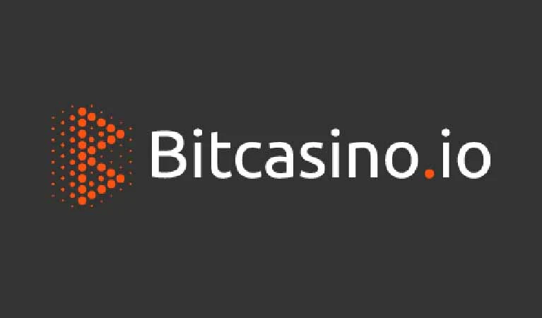 Bitcasino.io-logo i Crypto Casino Denmarks anmeldelsesbibliotek